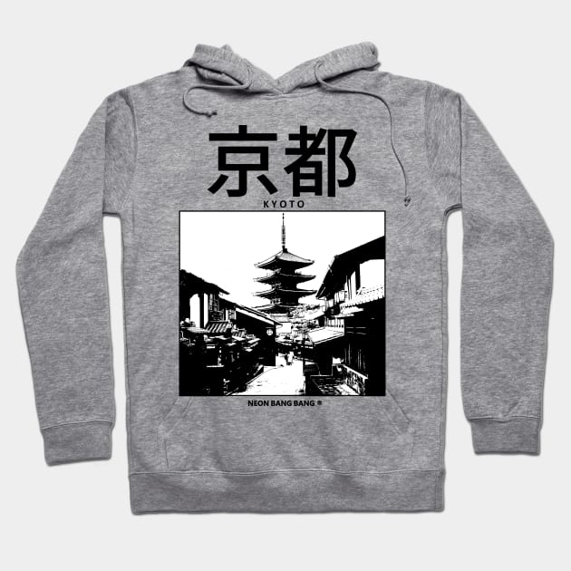 Kyoto City Japanese Hoodie by Neon Bang Bang